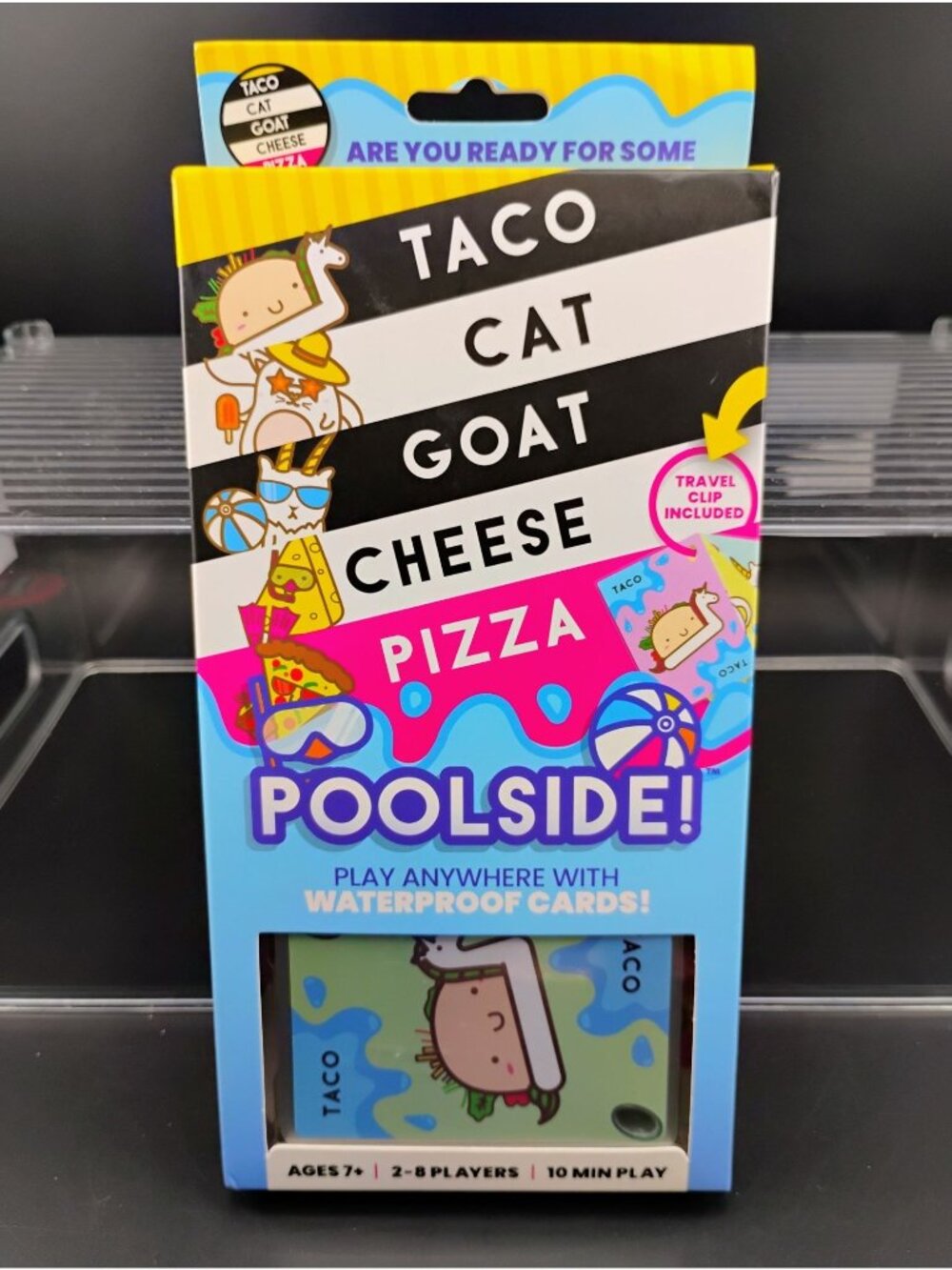 Taco Cat Goat Cheese Pizza Poolside Waterproof Card Game Ages 7+